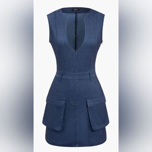 Jean dress by MICA Super flattering In the Bust and in mint condition